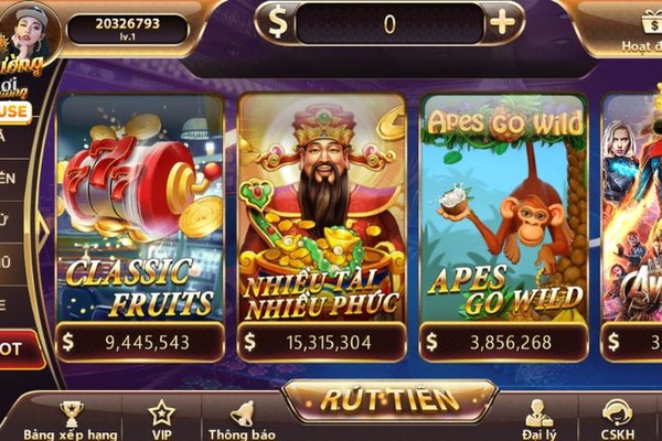 Trò chơi slot với giải độc đắc lớn