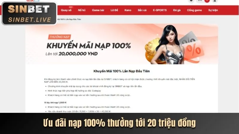 Ưu đãi nạp tiền lần đầu TX88 với phần thưởng lớn